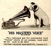 180px VictorTalkingLogo Nipper   The First Dog of Music