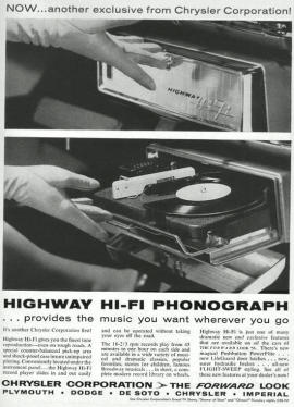 crysler record player On This Day   In Car Entertainment