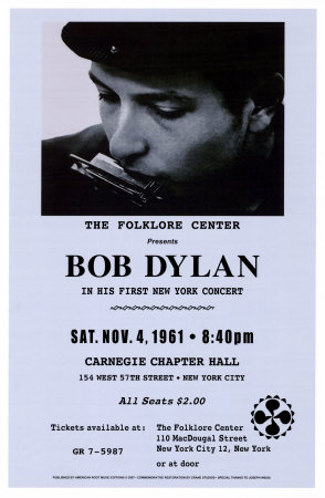 dylan poster On This Day   Dylan Storms New York, Nearly.
